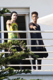 Jaden Smith celebrates the 4th of July at the Kardashian Malibu Beach Pad