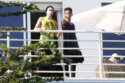 Jaden Smith celebrates the 4th of July at the Kardashian Malibu Beach Pad