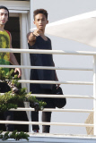 Jaden Smith celebrates the 4th of July at the Kardashian Malibu Beach Pad
