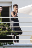 Jaden Smith celebrates the 4th of July at the Kardashian Malibu Beach Pad