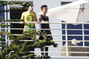 Jaden Smith celebrates the 4th of July at the Kardashian Malibu Beach Pad