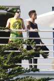 Jaden Smith celebrates the 4th of July at the Kardashian Malibu Beach Pad
