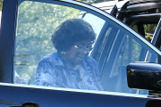 *EXCLUSIVE* Katherine Jackson goes grocery shopping in West Hills