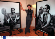 CLAUDIA CARDINALE AT THE GIORGIO ARMANI BOUTIQUE IN KNIGHTSBRIDGE, LONDON, BRITAIN - 1999