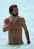 ANDREA PIRLO ON HOLIDAY ON THE BEACH IN IBIZA!
