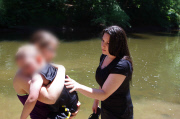 Bride-to-be saves drowning boy's life on engagement photographic shoot, Wissahickon Creek, Fairmount Park, Pennsylvania, America - 29 Jun 2013