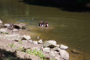 Bride-to-be saves drowning boy's life on engagement photographic shoot, Wissahickon Creek, Fairmount Park, Pennsylvania, America - 29 Jun 2013