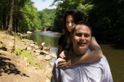 Bride-to-be saves drowning boy's life on engagement photographic shoot, Wissahickon Creek, Fairmount Park, Pennsylvania, America - 29 Jun 2013