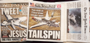 NEWSPAPERS REPORT OF PLANE CRASH