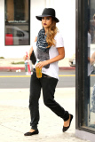 Jessica Alba goes Goth Chic in Hollywood
