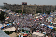 rPro-Morsi prayer and rally