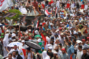 rPro-Morsi prayer and rally