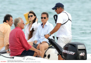 Saint Tropez: Eric Besson and  Yasmine Tordjman