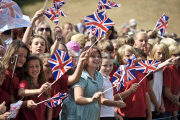Royal visit to the West Country, Bude, Cornwall, Britain - 15 Jul 2013