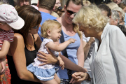 Royal visit to the West Country, Bude, Cornwall, Britain - 15 Jul 2013