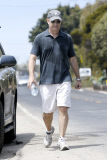 Tom Hanks sweats it all out in Malibu