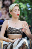 Miley Cyrus at Good Morning America