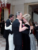 Prinzessin Diana bei einer Gala im Weissen Haus in Washington