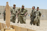 Prince Andrew Visits Troops in Afghanistan - 14 Jul 2013