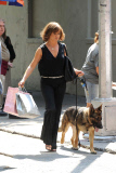 Jennifer Aniston finds a Furry Friend on Set