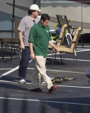 Adam Sandler less than thrilled on set for Blender