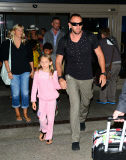 Heidi Klum Flies In With Her Kids and Martin Kristen