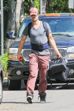 *EXCLUSIVE* Fergie and Josh Duhamel stop by their new mansion