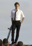 Shaun White Doing A Photoshoot In Venice Beach 