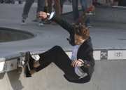 Shaun White Doing A Photoshoot In Venice Beach 