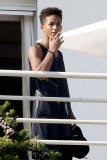 Jaden Smith celebrates the 4th of July at the Kardashian Malibu Beach Pad