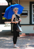 Gwen Stefani Takes Zuma And Kingston To Ride Trains And Ponies On Independence Day