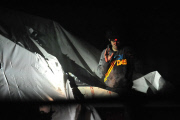 Images taken by Massachusetts State Police photographer Sgt. Sean Murphy of Boston Bomber manhunt, Boston, America - 19 Apr 2013