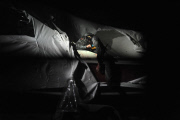 Images taken by Massachusetts State Police photographer Sgt. Sean Murphy of Boston Bomber manhunt, Boston, America - 19 Apr 2013