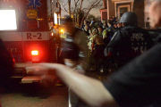 Images taken by Massachusetts State Police photographer Sgt. Sean Murphy of Boston Bomber manhunt, Boston, America - 19 Apr 2013
