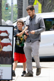 Casey Affleck takes Atticus to the doctor's office