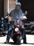 Exclusive... Tom Hanks Buys A New Vespa 
