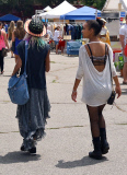 Exclusive... WIllow Smith Shops at a Vintage Flea Market with a Friend 