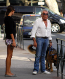 Roberto Cavalli and his girlfriend in Saint Tropez