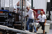 Roberto Cavalli and his girlfriend in Saint Tropez