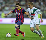 Fussball: Lechia Gdansk vs FC Barcelona