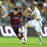 Fussball: Lechia Gdansk vs FC Barcelona