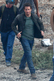 Mark Wahlberg goes into action on the set of Transformers 4