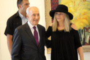 Barbra Streisand visit to President Shimon Peres, Jerusalem, Israel - 17 Jun 2013