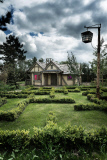 Multi-millionaire builds pirate island on lake on private estate in memory of grandfather, Cambridgeshire, Britain - 23 Jul 2013