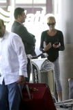 Melanie Griffith shows off her slender figure at LAX