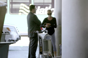 Melanie Griffith shows off her slender figure at LAX