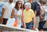 DUBROVNIK : Bernie Ecclestone out and about
