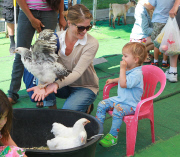Selma Blair gets Pooped on by a Chicken at the Farmers Market - Part 2