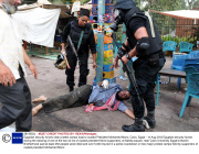 Egyptian security forces clear protest camps loyal to ousted President Mohamed Morsi, Cairo, Egypt - 14 Aug 2013