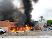 Egyptian security forces clear protest camps loyal to ousted President Mohamed Morsi, Cairo, Egypt - 14 Aug 2013